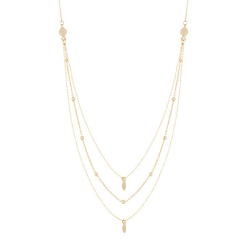 ASTRID 3 CHAINS GOLD - SEA TRENDY