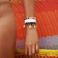 Set of 4 bracelets blue surf on - SEA TRENDY