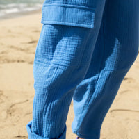 TROUSERS PALES BLUE