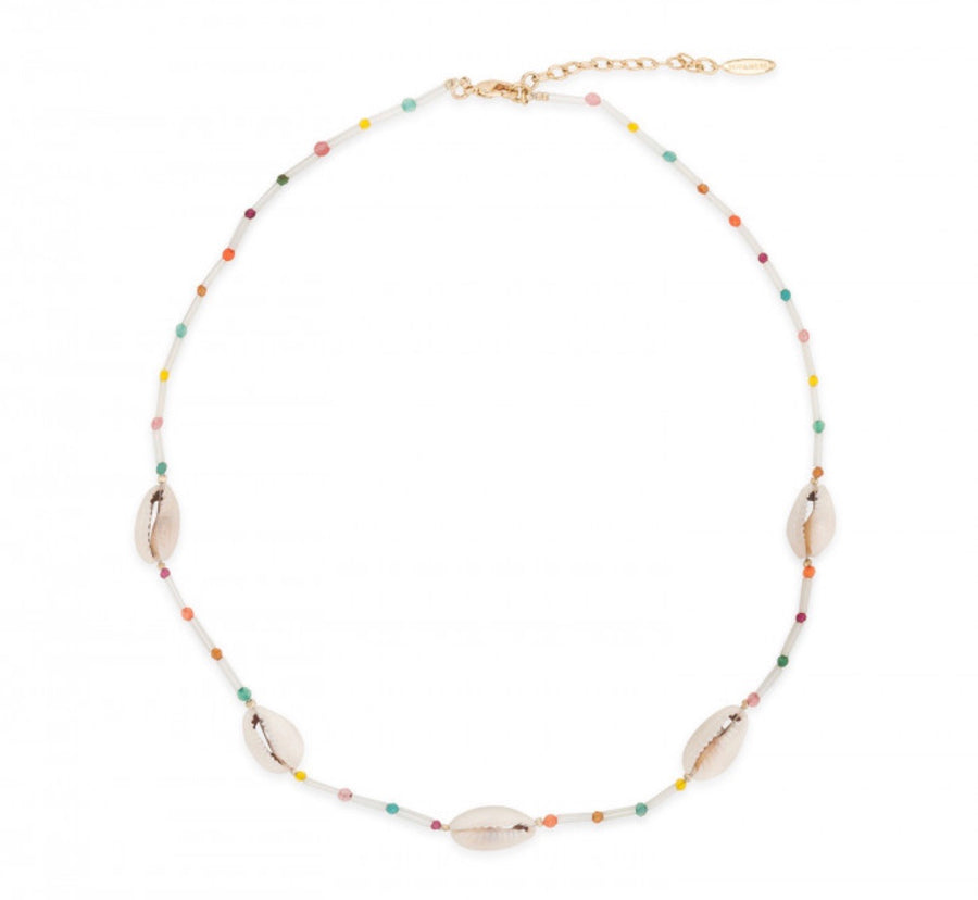 Necklace TAMOURE White