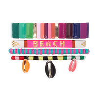 Set of 4 bracelets multicolor beach - SEA TRENDY